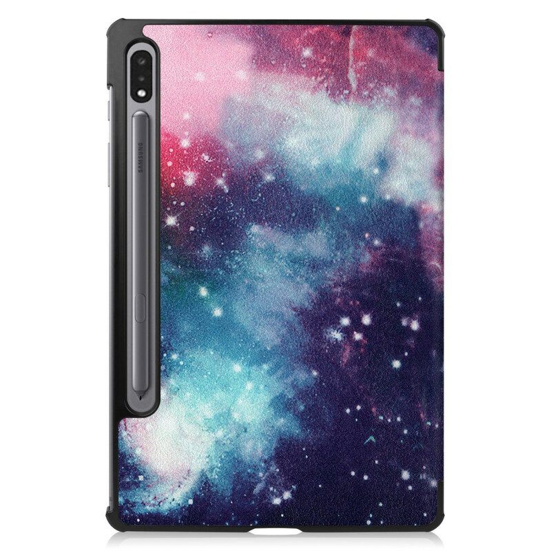 Bescherming Hoesje voor Samsung Galaxy Tab S8 / Tab S7 Space Pennenhouder