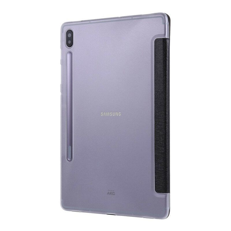 Bescherming Hoesje voor Samsung Galaxy Tab S8 / Tab S7 Zijdetextuur Van Imitatieleer