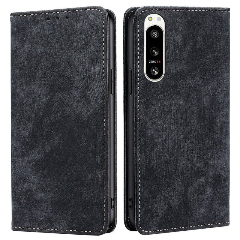 Bescherming Hoesje voor Sony Xperia 5 IV Folio-hoesje Rfid