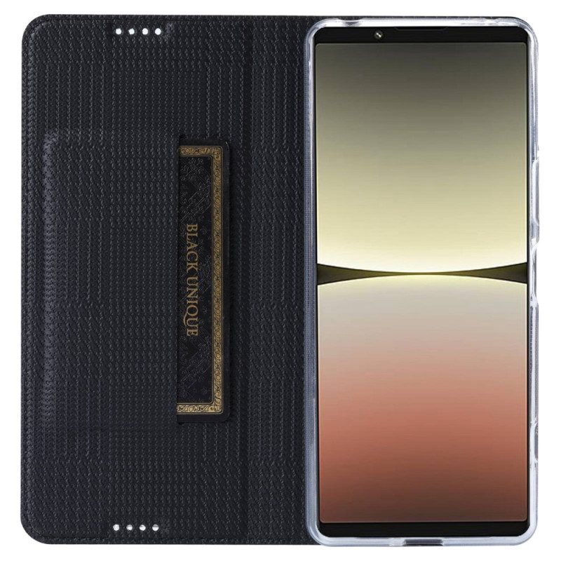 Bescherming Hoesje voor Sony Xperia 5 IV Folio-hoesje Vili-stof