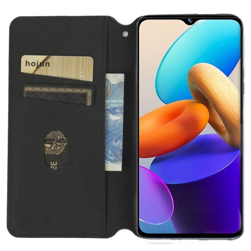 Bescherming Hoesje voor Vivo Y22s Folio-hoesje 3d Textuur