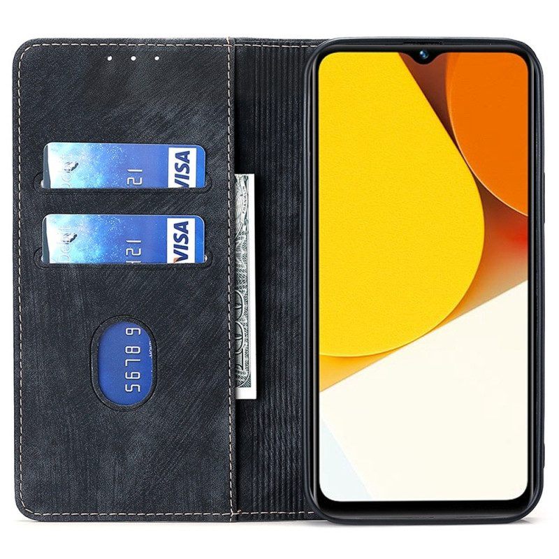 Bescherming Hoesje voor Vivo Y22s Folio-hoesje Rfid