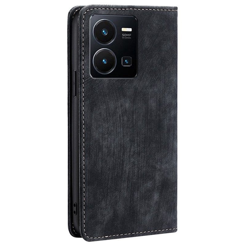 Bescherming Hoesje voor Vivo Y22s Folio-hoesje Rfid