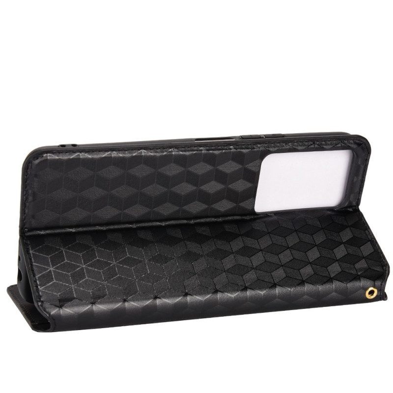 Bescherming Hoesje voor Vivo Y76 5G Folio-hoesje 3d Patroon