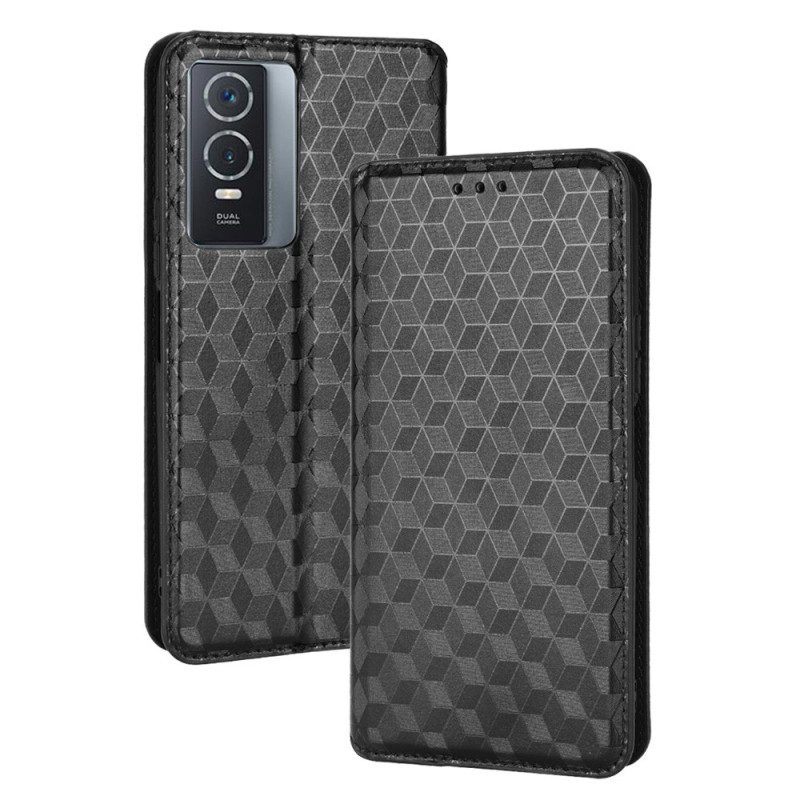 Bescherming Hoesje voor Vivo Y76 5G Folio-hoesje 3d Patroon