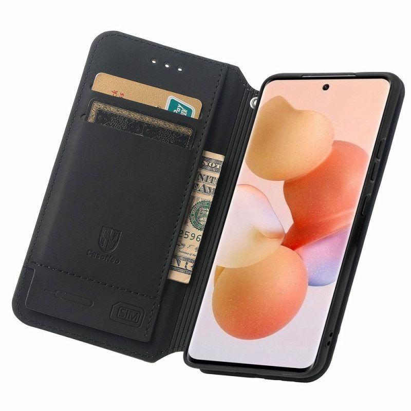 Bescherming Hoesje voor Xiaomi 12 Lite Folio-hoesje Caseneo Rfid-ontwerp