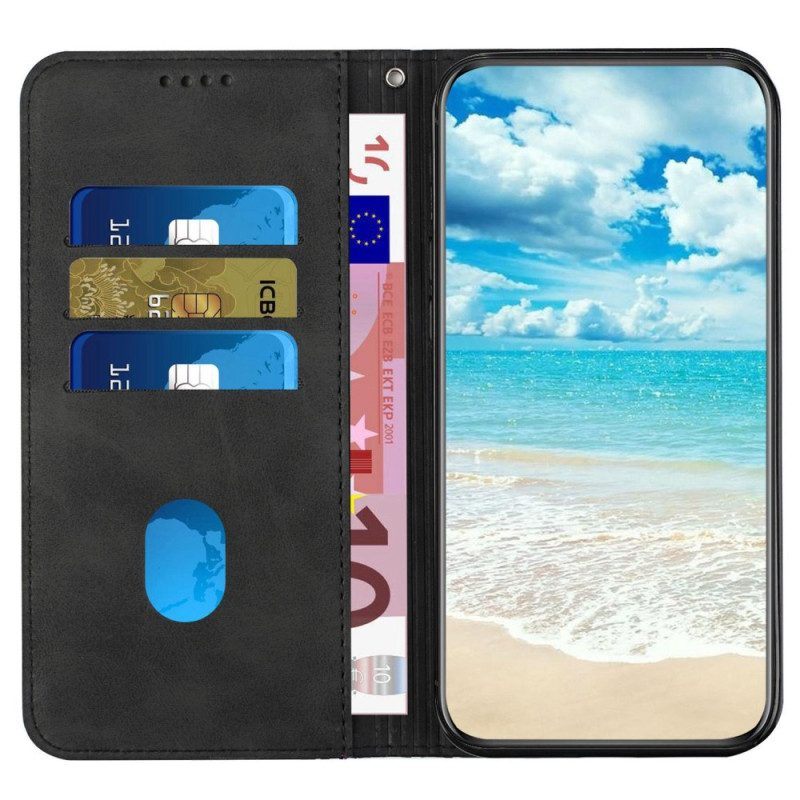 Bescherming Hoesje voor Xiaomi 12 Lite Folio-hoesje Stijl Leer 3d-patroon