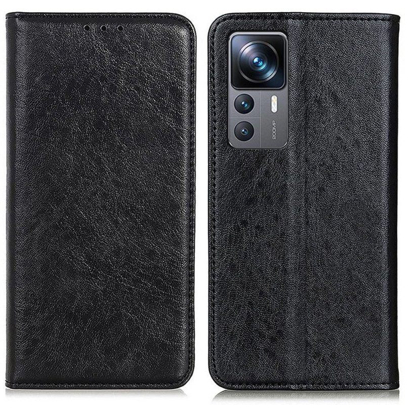 Bescherming Hoesje voor Xiaomi 12T / 12T Pro Folio-hoesje Leren Styling