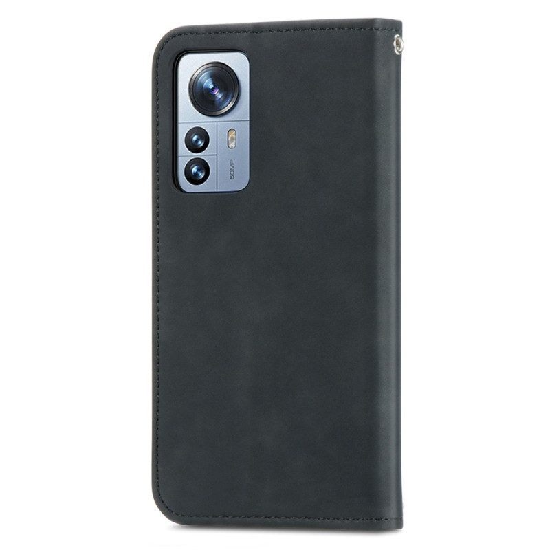 Bescherming Hoesje voor Xiaomi 12T / 12T Pro Folio-hoesje Vintage-serie