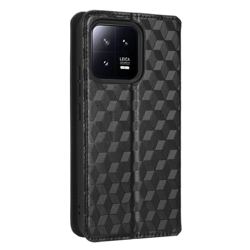 Bescherming Hoesje voor Xiaomi 13 Folio-hoesje 3d Patroon