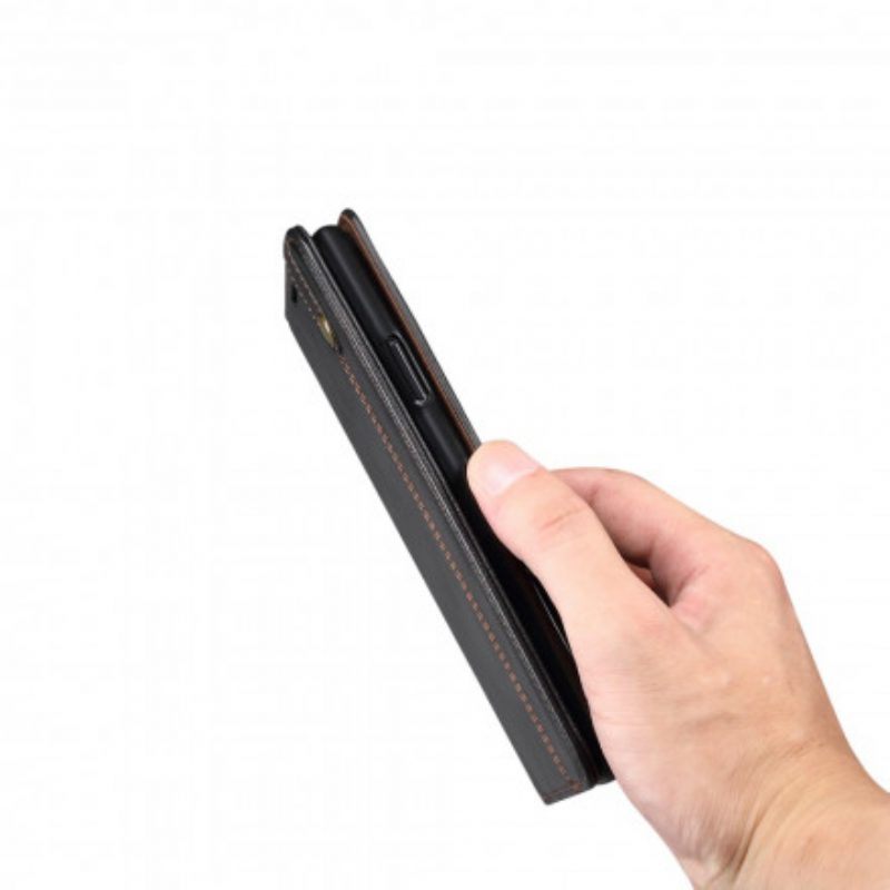 Bescherming Hoesje voor Xiaomi Redmi Note 10 / 10S Folio-hoesje Gewaxt Kunstleer