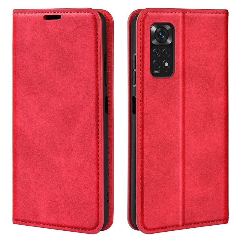 Bescherming Hoesje voor Xiaomi Redmi Note 11 / 11S Folio-hoesje Leer-effect