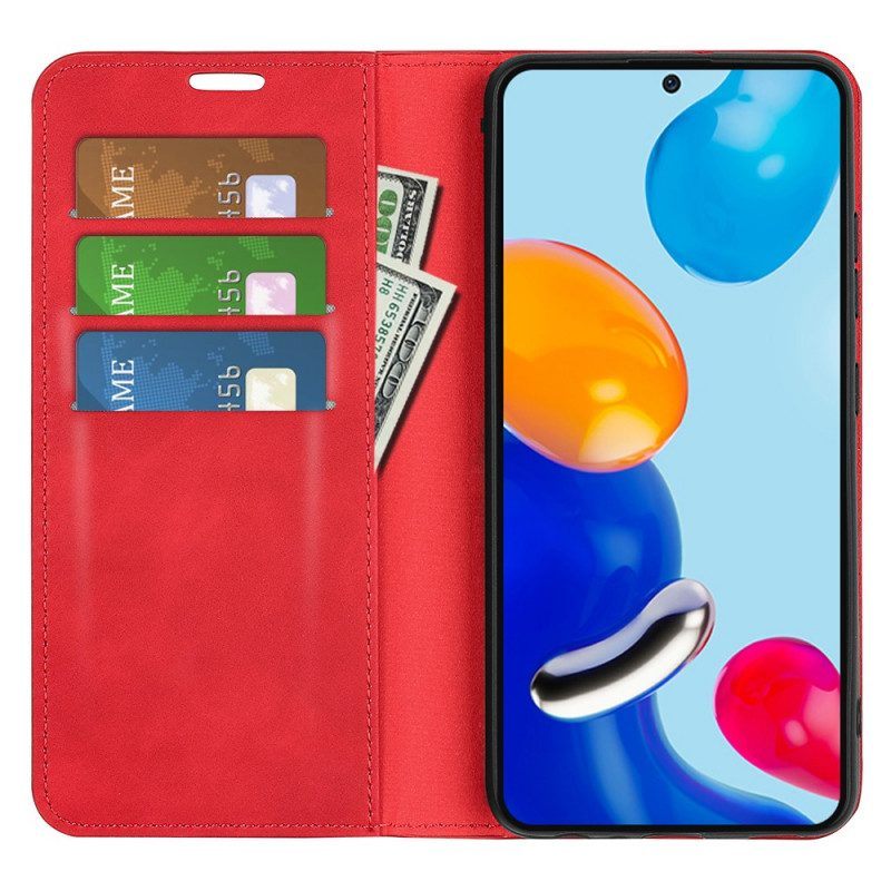 Bescherming Hoesje voor Xiaomi Redmi Note 11 / 11S Folio-hoesje Leer-effect