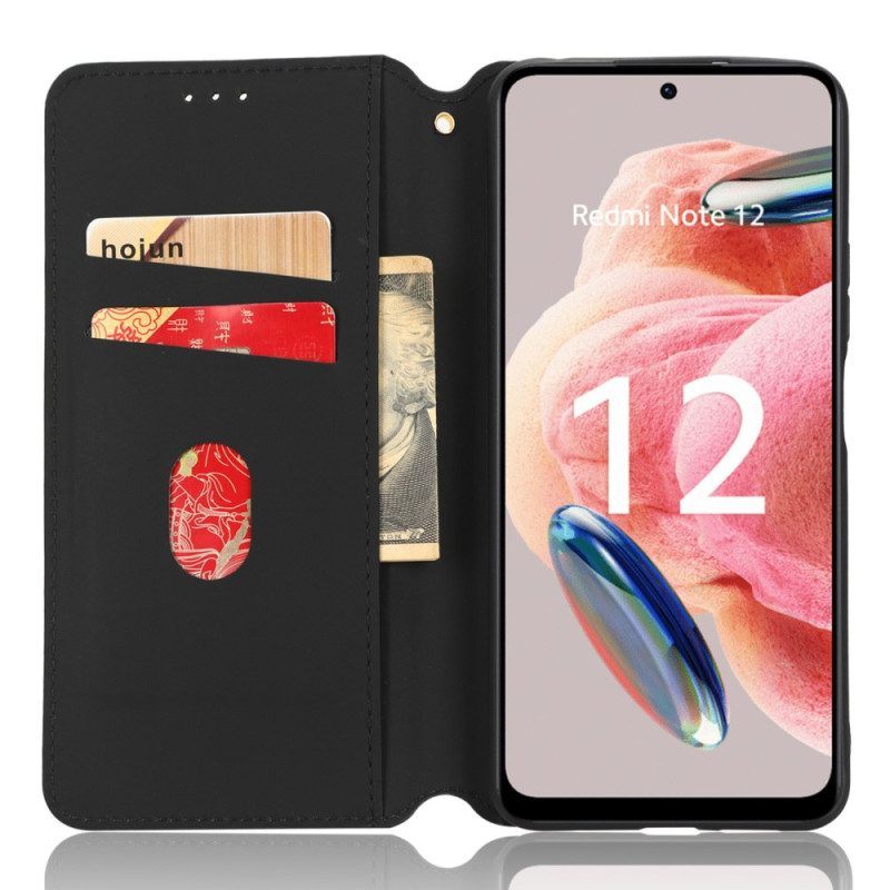 Bescherming Hoesje voor Xiaomi Redmi Note 12 4G Folio-hoesje 3d Patroon