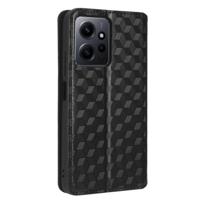 Bescherming Hoesje voor Xiaomi Redmi Note 12 4G Folio-hoesje 3d Patroon