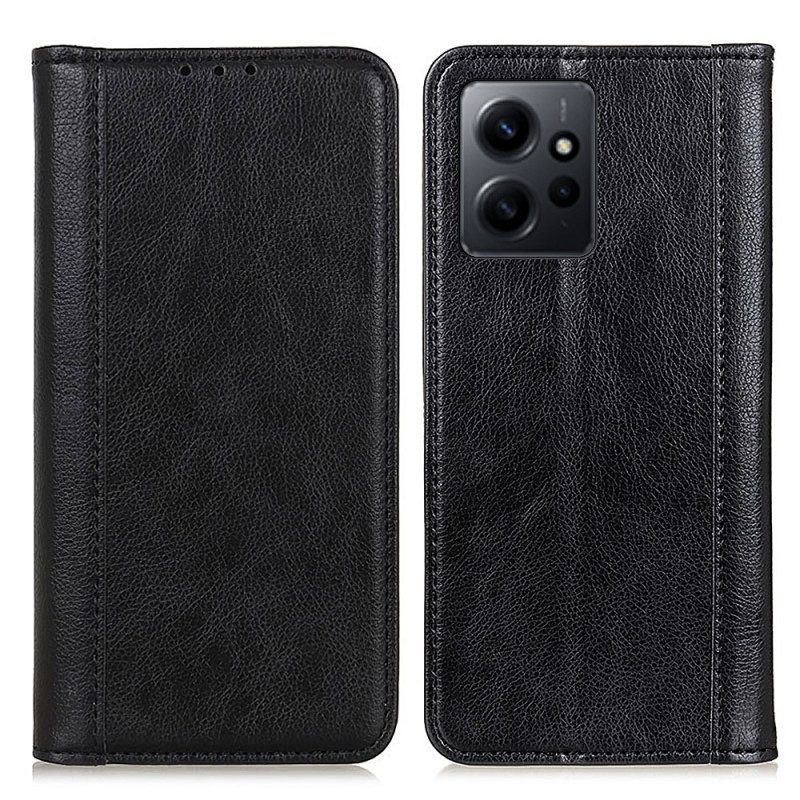 Bescherming Hoesje voor Xiaomi Redmi Note 12 4G Folio-hoesje Vintage Gespleten Leer