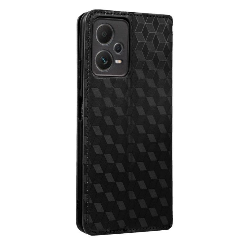 Bescherming Hoesje voor Xiaomi Redmi Note 12 Pro Folio-hoesje 3d Patroon