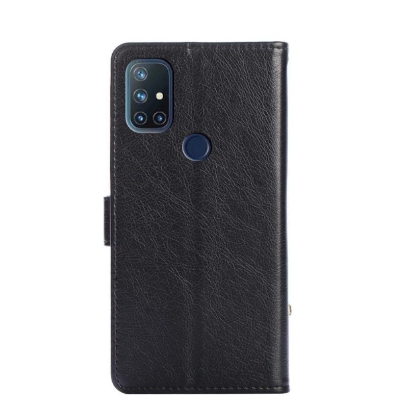 Folio-hoesje voor OnePlus Nord N10 Anti-fall Portemonnee Van Imitatieleer