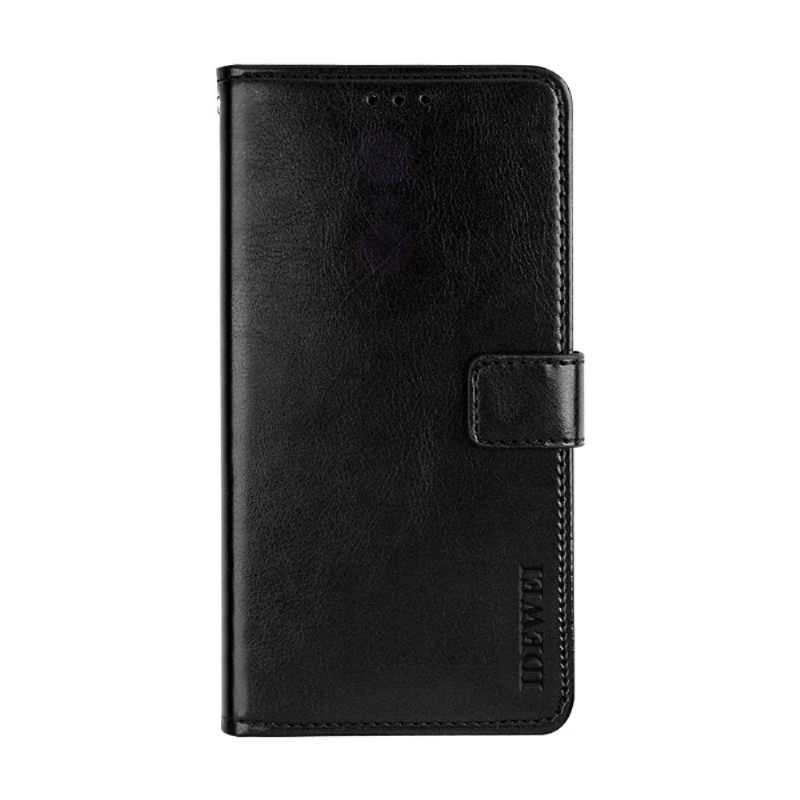 Folio-hoesje voor OnePlus Nord N10 Idewei Folio Ledereffect