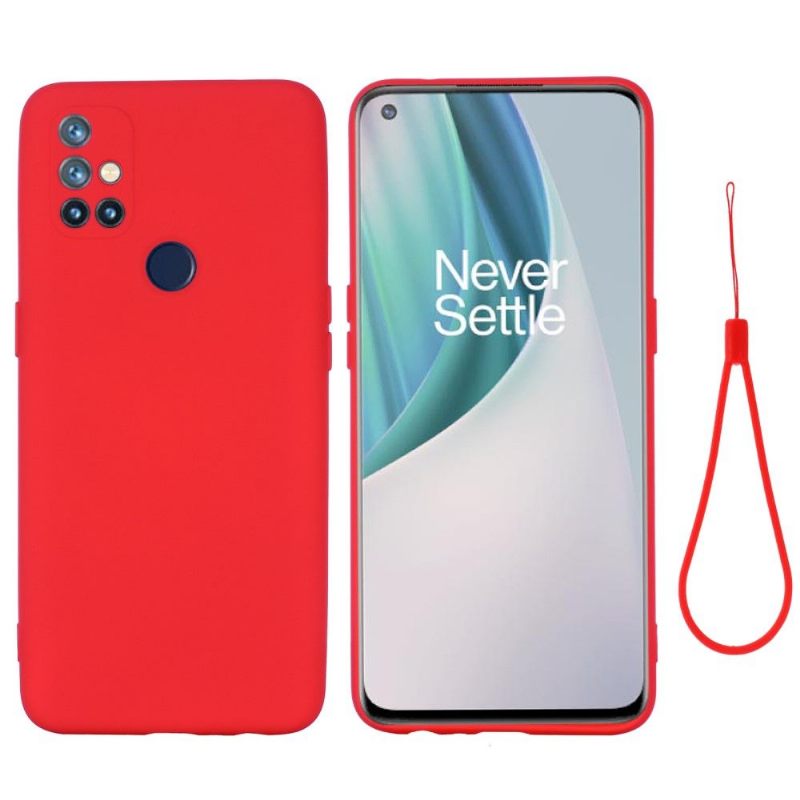 Hoesje voor OnePlus Nord N10 Puro Vloeibare Siliconen