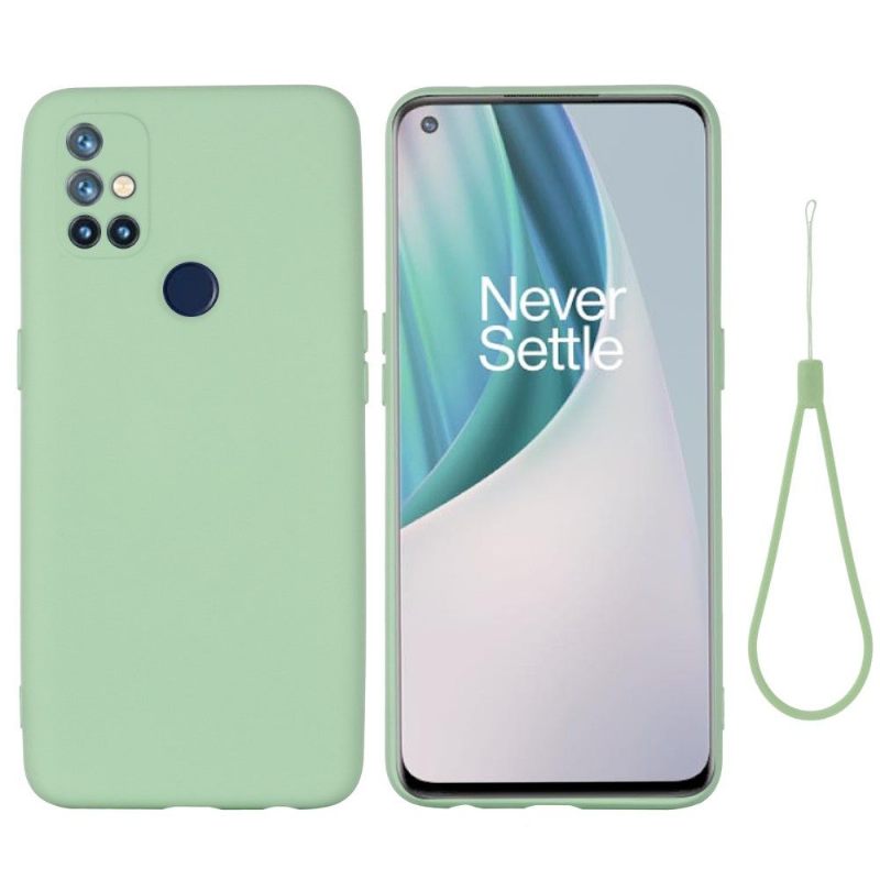 Hoesje voor OnePlus Nord N10 Puro Vloeibare Siliconen