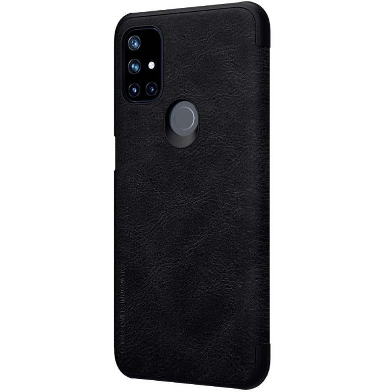 Leren Hoesje voor OnePlus Nord N10 Bescherming Qin-serie Leereffect