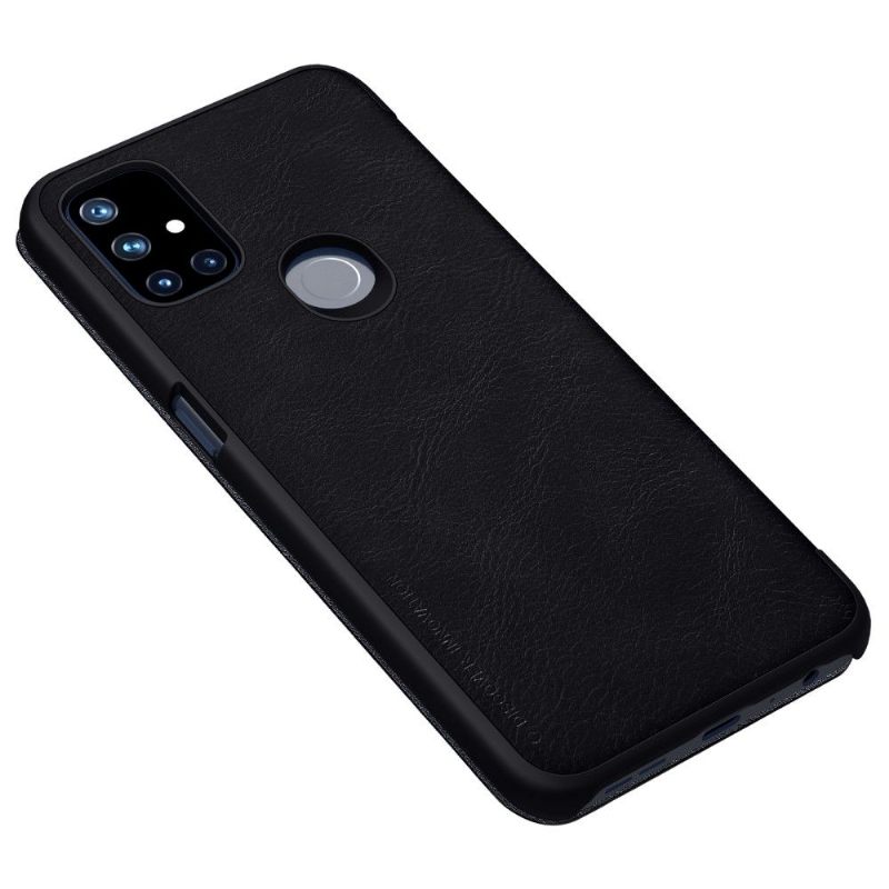 Leren Hoesje voor OnePlus Nord N10 Bescherming Qin-serie Leereffect