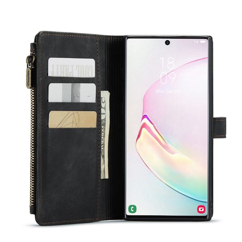 Flip Case voor Samsung Galaxy Note 10+ / Note 10+ 5G C30-serie Kaarthouder