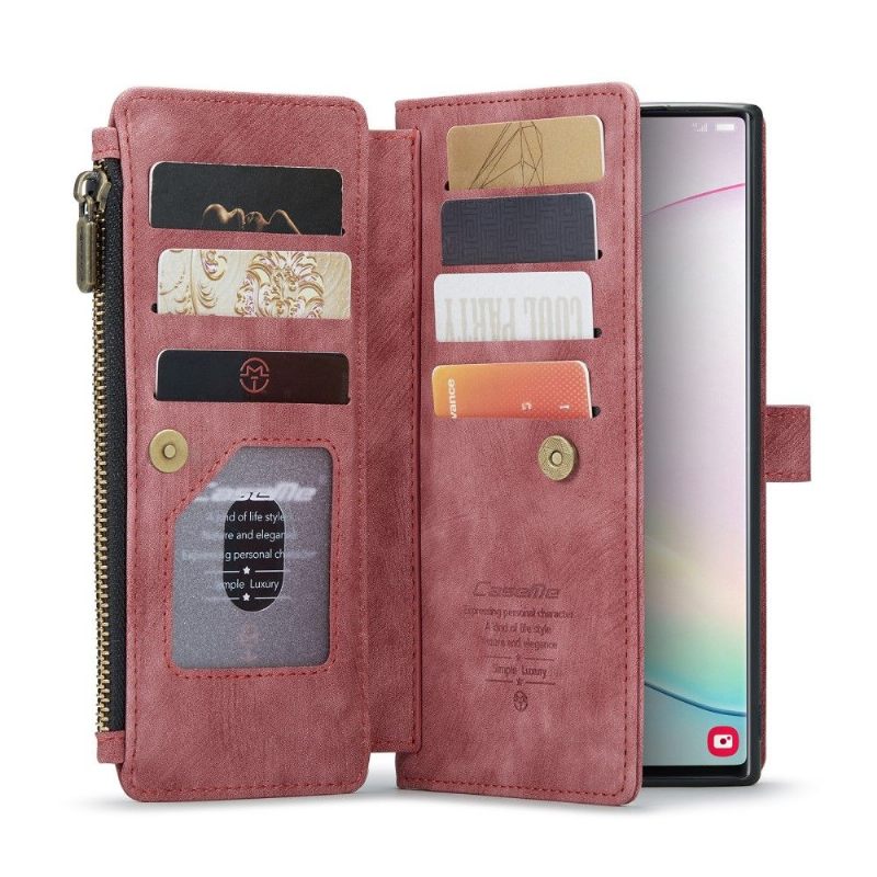 Flip Case voor Samsung Galaxy Note 10+ / Note 10+ 5G C30-serie Kaarthouder