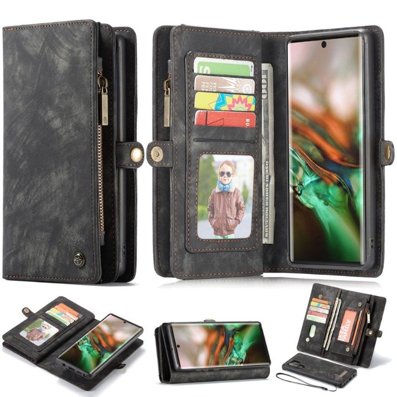 Hoesje Folio-hoesje voor Samsung Galaxy Note 10+ / Note 10+ 5G 2 in 1 Magnetisch