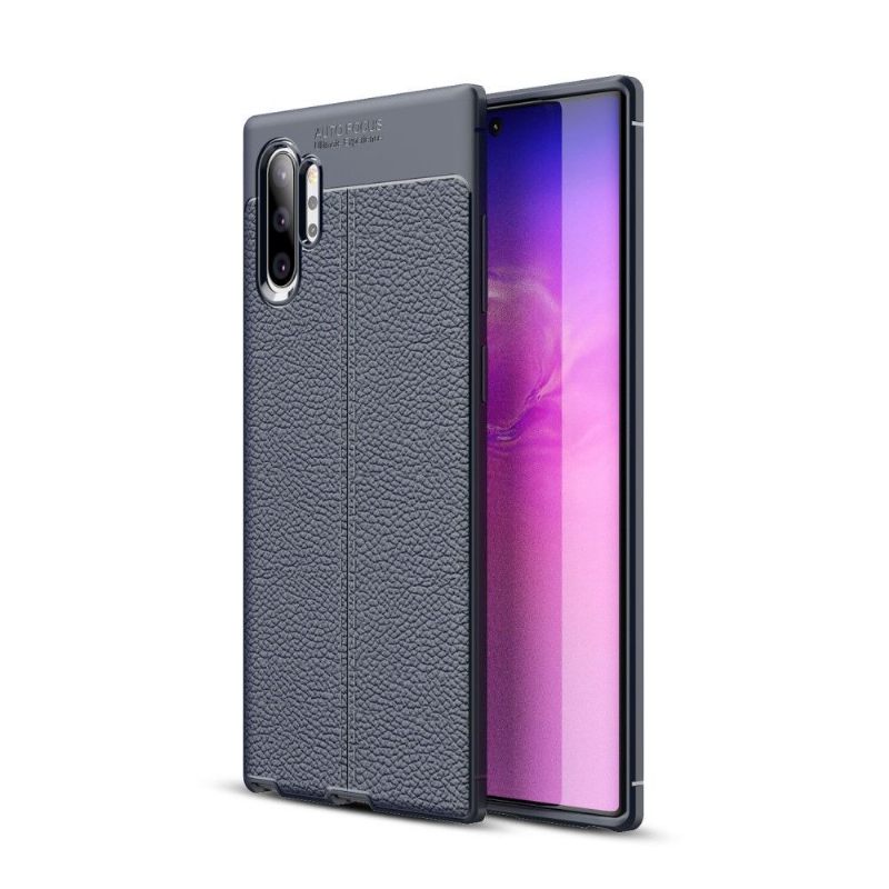 Hoesje voor Samsung Galaxy Note 10+ / Note 10+ 5G Afwerkingsgel Van Kunstleer