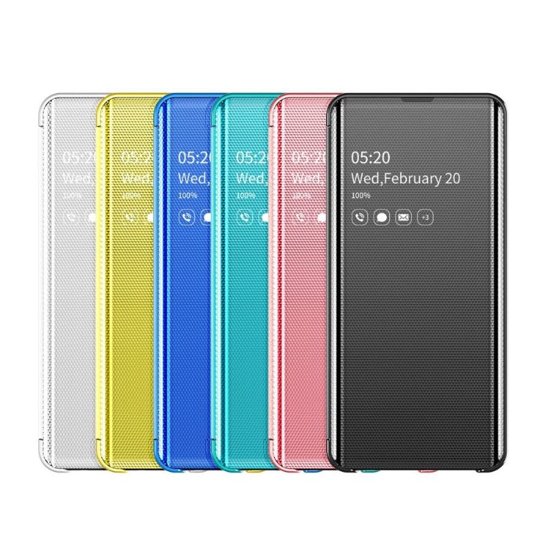 Hoesje voor Samsung Galaxy Note 10+ / Note 10+ 5G Folio-hoesje Spiegeleffect