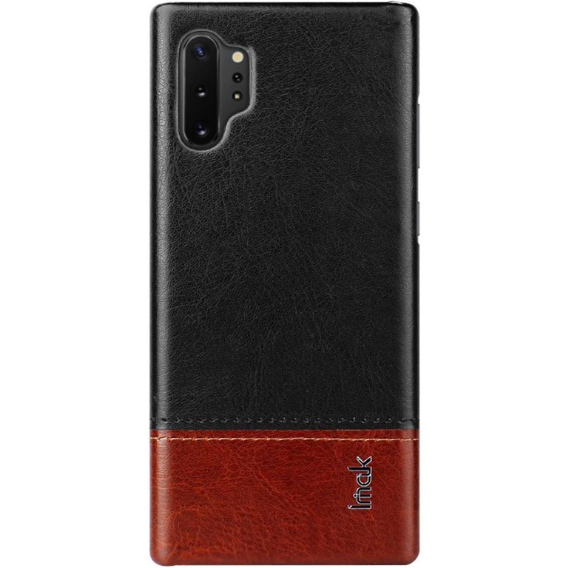 Hoesje voor Samsung Galaxy Note 10+ / Note 10+ 5G Imak Bicolor Imitatieleer