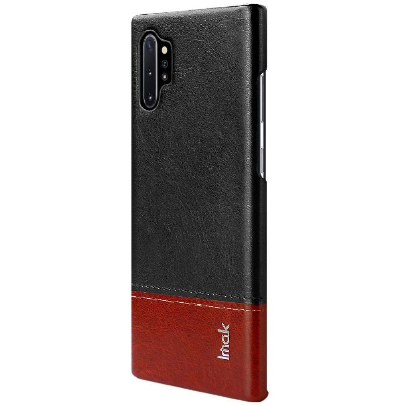 Hoesje voor Samsung Galaxy Note 10+ / Note 10+ 5G Imak Bicolor Imitatieleer