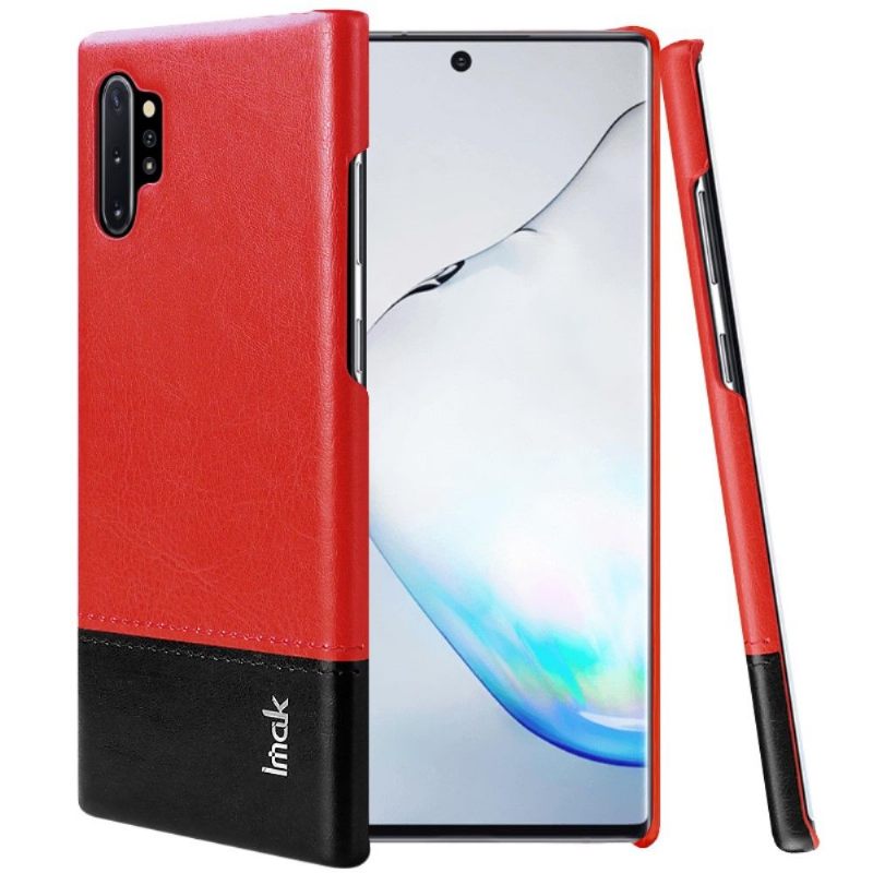 Hoesje voor Samsung Galaxy Note 10+ / Note 10+ 5G Imak Bicolor Imitatieleer