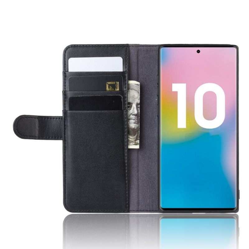 Leren Hoesje voor Samsung Galaxy Note 10+ / Note 10+ 5G Premium Leer