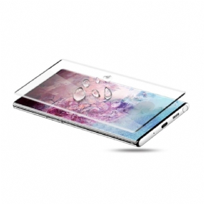 Samsung Galaxy Note 10 Plus Full Size Gehard Glazen Schermbeschermer - Zwart