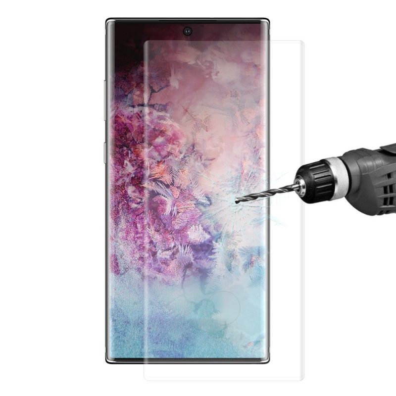 Samsung Galaxy Note 10 Plus Schermbeschermer Van Gehard Glas Op Ware Grootte