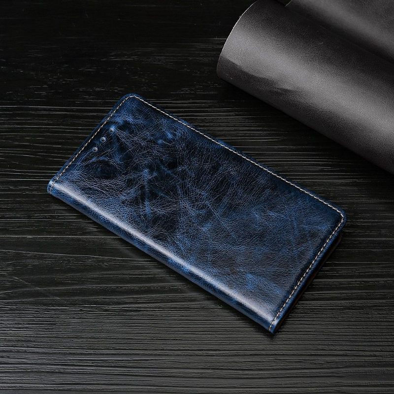 Flip Case voor OnePlus Nord N100 Folio-hoesje Kaarthouder Met Leren Effect