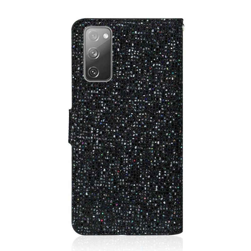 Folio-hoesje voor Samsung Galaxy S20 FE Anti-fall Glitterkaarthouder