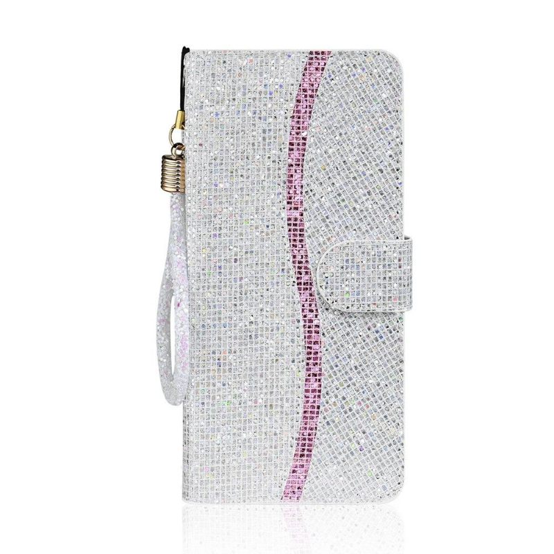 Folio-hoesje voor Samsung Galaxy S20 FE Anti-fall Glitterkaarthouder