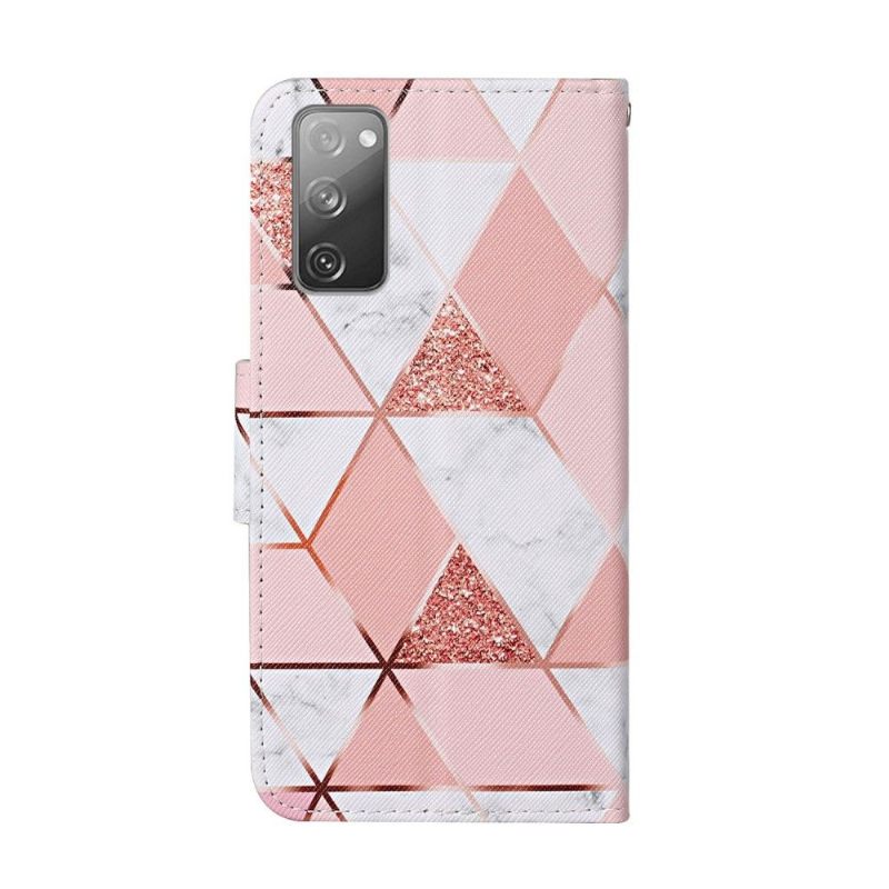 Folio-hoesje voor Samsung Galaxy S20 FE Chique Geometrie