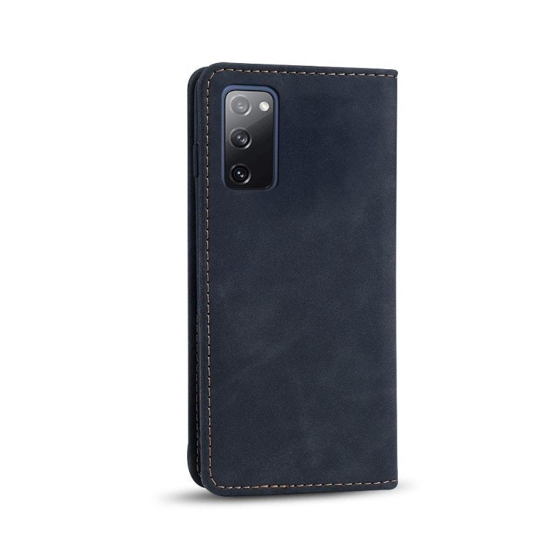 Folio-hoesje voor Samsung Galaxy S20 FE Hircus Leereffect