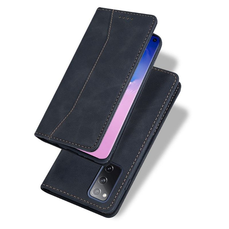 Folio-hoesje voor Samsung Galaxy S20 FE Hircus Leereffect