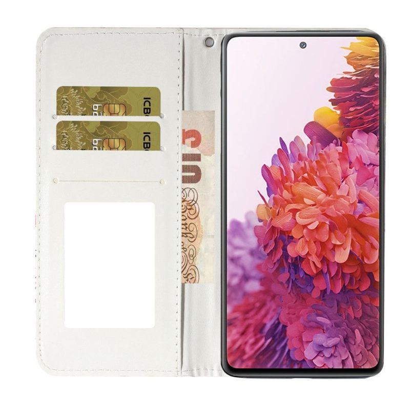 Folio-hoesje voor Samsung Galaxy S20 FE Koe Stijl