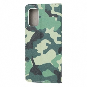 Folio-hoesje voor Samsung Galaxy S20 FE Militaire Camouflage