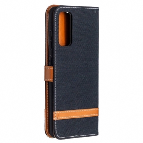 Folio-hoesje voor Samsung Galaxy S20 FE Stoffen Bekleding