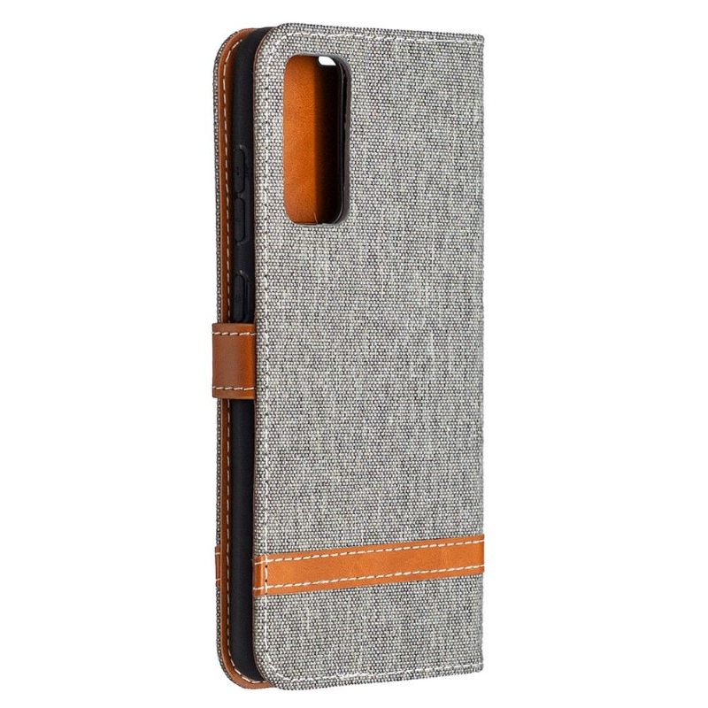 Folio-hoesje voor Samsung Galaxy S20 FE Stoffen Bekleding