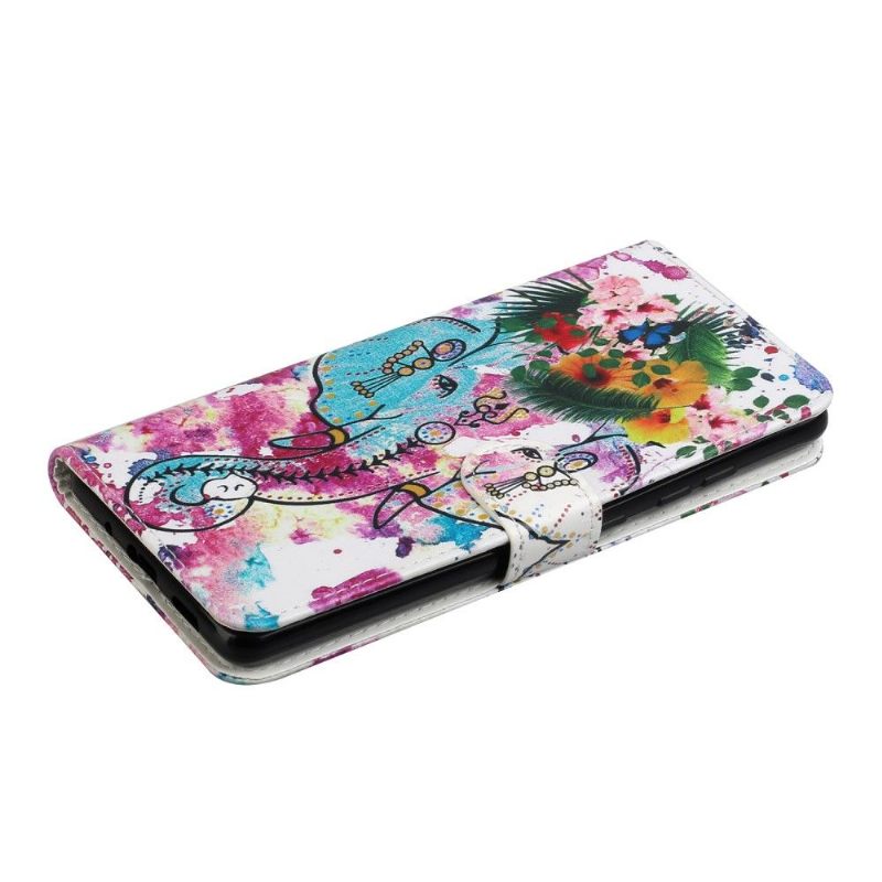 Folio-hoesje voor Samsung Galaxy S20 FE Tropische Olifant