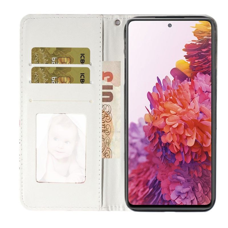 Folio-hoesje voor Samsung Galaxy S20 FE Tropische Olifant